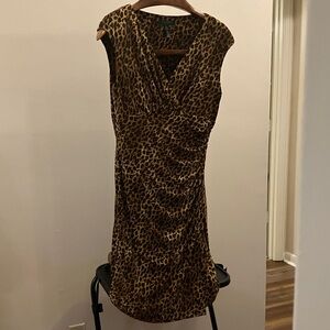 Ralph Lauren Animal Print Mini Dress